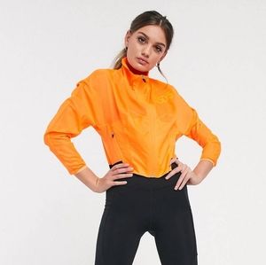ASOS Zip Up Orange Crop Jacket